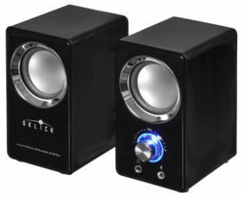 Колонки Оклик OK-116 2.0 черный 6Вт от магазина РЭССИ