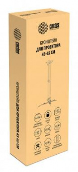 Кронштейн для проектора Cactus CS-VM-PRE01-WT белый макс.20кг настенный и потолочный поворот и наклон от магазина РЭССИ