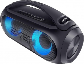 Колонка порт. Sven PS-380 черный 40W 2.0 BT/3.5Jack/USB 10м 3000mAh (SV-021290) от магазина РЭССИ