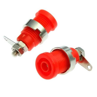 Z016 4mm panel jack RED от магазина РЭССИ