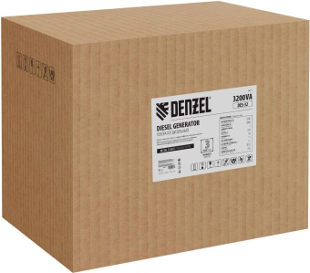 Генератор Denzel DES-32 3.2кВт от магазина РЭССИ