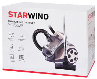 Пылесос Starwind SCV5625 2000Вт золотистый/черный от магазина РЭССИ