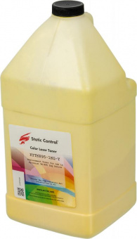 Тонер Static Control KYTK895-1KG-Y желтый флакон 1000гр. для принтера Kyocera Mita FS C8020/C8025/C8520 от магазина РЭССИ