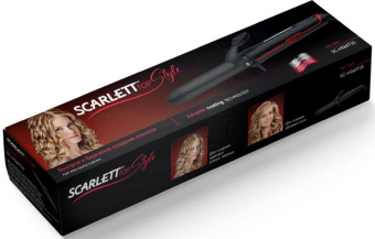 Щипцы Scarlett SC-HS60T35 35Вт черный/красный покрытие:керамическое (HS60T35) от магазина РЭССИ