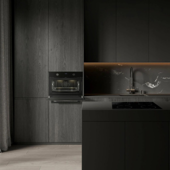 Духовой шкаф Электрический Weissgauff OE 4551 DB Black Edition черный от магазина РЭССИ