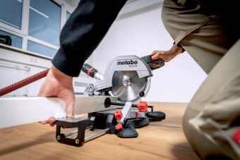 Торцовочная пила Metabo KS 216 M Set 1100Вт 5000об/мин d=216мм от магазина РЭССИ