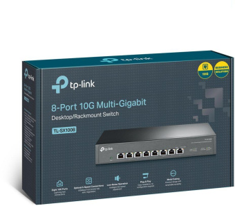Коммутатор TP-Link TL-SX1008 8x10G неуправляемый от магазина РЭССИ