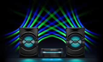 Минисистема Sony SHAKE-X30 черный CD CDRW DVD DVDRW BR FM USB BT от магазина РЭССИ