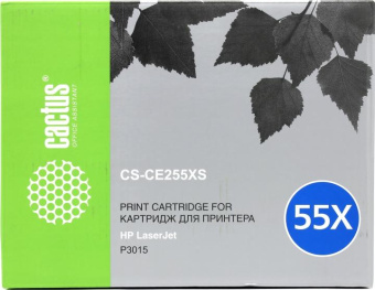 Картридж лазерный CS-CE255X-MPS CE255XX черный (15000стр.) для HP LJ P3015 Cactus 1086945 от магазина РЭССИ