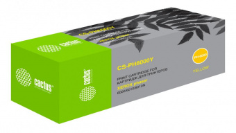 Картридж лазерный Cactus CS-PH6000Y 106R01633 желтый (1000стр.) для Xerox Phaser 6000/6010 от магазина РЭССИ