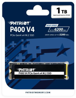 Накопитель SSD Patriot PCIe 4.0 x4 1000GB P400VP1TBM28H P400 V4 M.2 2280 от магазина РЭССИ