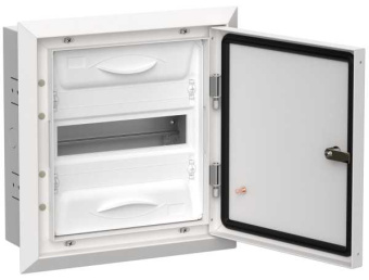 TITAN 5 Корпус металлический ЩРв-12 (1х12) 380х365х130мм IP31 белый (одна дверь) от магазина РЭССИ