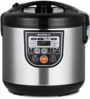 Мультиварка Supra MCS-5114 5л 860Вт серебристый/черный от магазина РЭССИ