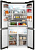 Холодильник Weissgauff WCD 510 Built-in Inverter NoFrost Black Glass 2-хкамерн. черный инвертер от магазина РЭССИ