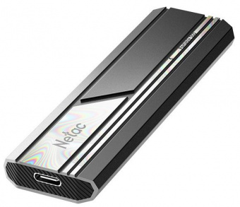 Накопитель SSD Netac USB-C 2Tb NT01ZX10-002T-32BK ZX10 2.5" черный от магазина РЭССИ