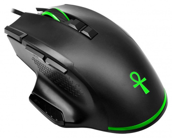 Мышь Оклик 727G ANUBIS черный оптическая (6400dpi) USB для ноутбука (9but) от магазина РЭССИ