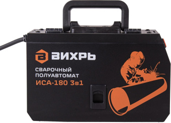 Сварочный полуавтомат Вихрь ИСА-180 3в1 инвертор FLUX, MMA,TIG-Lift 4.8кВт от магазина РЭССИ