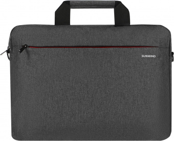 Сумка для ноутбука 15.6" SunWind SWG15A08GY темно-серый нейлон от магазина РЭССИ