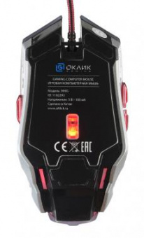 Мышь Оклик 999G TOMAHAWK черный/серебристый оптическая (3200dpi) USB (8but) от магазина РЭССИ