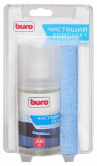 Чистящий набор (салфетки + гель) Buro BU-Glcd для экранов ЖК мониторов блистер 200мл от магазина РЭССИ
