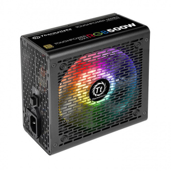 Блок питания Thermaltake ATX 500W Toughpower GX1 RGB 80+ gold 24pin APFC 120mm fan color LED 6xSATA RTL от магазина РЭССИ