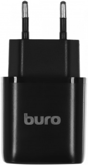 Сетевое зар./устр. Buro BUWG1 18W 3A (QC) USB-A универсальное черный (BUWG18P100BK) от магазина РЭССИ