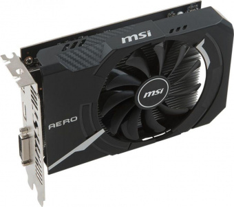 Видеокарта MSI PCI-E Radeon RX 550 AERO ITX 4G OC AMD Radeon RX 550 4096Mb 128 GDDR5 1203/6000 DVIx1 HDMIx1 DPx1 HDCP Ret от магазина РЭССИ