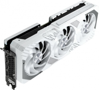 Видеокарта Palit PCI-E 4.0 RTX4070Ti GAMINGPRO WHITE OC NVIDIA GeForce RTX 4070TI 12288Mb 192 GDDR6X 2310/21000 HDMIx1 DPx3 HDCP Ret от магазина РЭССИ
