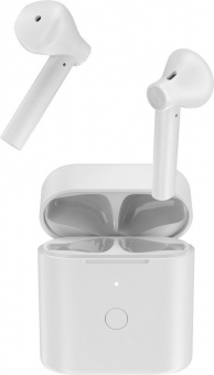 Гарнитура вкладыши QCY T7 белый беспроводные bluetooth в ушной раковине от магазина РЭССИ