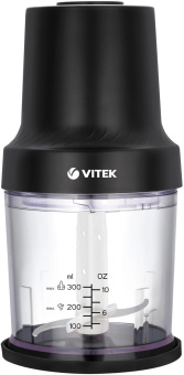 Измельчитель электрический Vitek VT-7131 0.3л. 800Вт черный от магазина РЭССИ