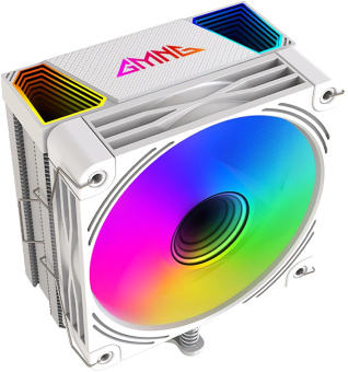 Устройство охлаждения(кулер) GMNG GG-CPC220-ARGB2 ARGB 120x120x25mm Soc-AM5/AM4/1151/1200/2066/1700 белый 4-pin 14-26dB Al+Cu LCD 220W 550gr Ret (GG-CPC220-ARGB2-WH) от магазина РЭССИ