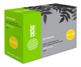 Картридж лазерный Cactus CS-PH3435 106R01415 черный (10000стр.) для Xerox Phaser 3435/3435dn от магазина РЭССИ
