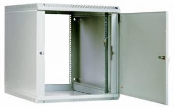 Шкаф коммутационный ЦМО (ШРН-6.300.1) настенный 6U 600x300мм пер.дв.стал.лист несъемн.бок.пан. 100кг серый 250мм 9.5кг 180град. 366мм от магазина РЭССИ