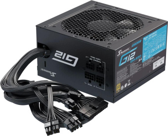 Блок питания Seasonic ATX 650W G12 GM-650 80+ gold (20+4pin) APFC 120mm fan 6xSATA RTL от магазина РЭССИ