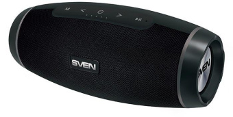 Колонка порт. Sven PS-230 черный 12W 2.0 BT/USB 10м 1500mAh (SV-017576) от магазина РЭССИ