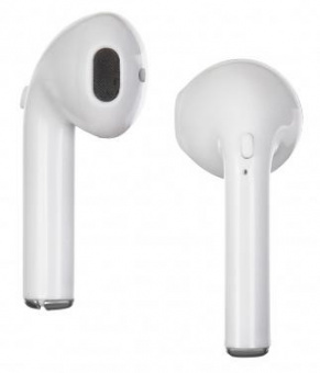 Гарнитура вкладыши Digma TWS-10 белый беспроводные bluetooth в ушной раковине (I9SW) от магазина РЭССИ