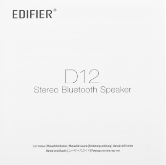 Колонки Edifier D12 black 1.0 черный/черный 70Вт беспроводные BT от магазина РЭССИ