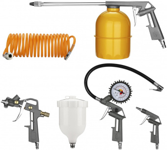 Набор пневмоинструментов Deko DKSG05 компл.:5 предметов 280л/мин от магазина РЭССИ