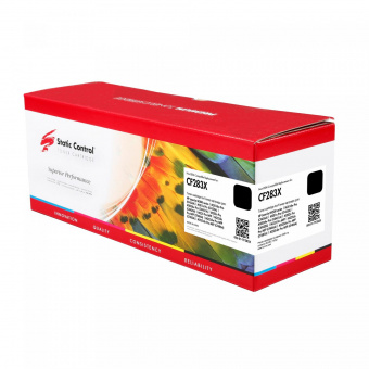Картридж лазерный Static Control 002-01-TF283X CF283X черный (2200стр.) для HP LJ Pro M225dn/M201/M202 от магазина РЭССИ