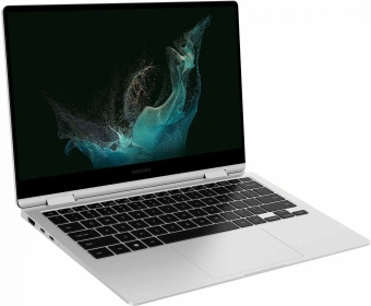 Ноутбук Samsung Galaxy Book 2 Pro 360 NP950 Core i7 1260P 16Gb SSD1Tb Intel Iris Xe graphics 15.6" AMOLED Touch FHD (1920x1080) Windows 11 Home silver WiFi BT Cam (NP950QED-KB1US) от магазина РЭССИ