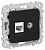 FLITE Розетка 2-местная RJ45/TV категория 5Е UTP РКТВ5е-2-0-ФлЧ черный IEK от магазина РЭССИ