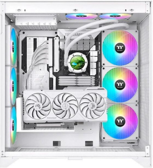 Система водяного охлаждения Thermaltake TH420 V2 Ultra EX Snow ARGB Soc-AM5/AM4/1151/1200/1700 белый 4-pin 30.7dB Al+Cu LCD Ret (CL-W428-PL14SW-A) от магазина РЭССИ