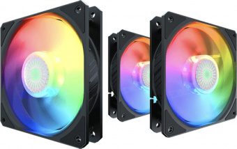 Вентилятор Cooler Master SickleFlow 120 ARGB 3IN1 120x120mm 4-pin 8-27dB 156gr LED Ret от магазина РЭССИ