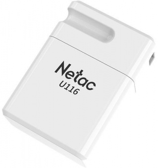 Флеш Диск Netac 4GB U116 NT03U116N-004G-20WH USB2.0 белый от магазина РЭССИ