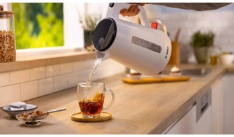 Чайник электрический Bosch TWK1M121 1.7л. 2400Вт белый корпус: пластик от магазина РЭССИ