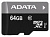 Флеш карта microSDXC 64Gb Class10 A-Data AUSDX64GUICL10-RA1 + adapter от магазина РЭССИ