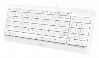 Клавиатура A4Tech Fstyler FK15 белый USB (FK15 WHITE) от магазина РЭССИ