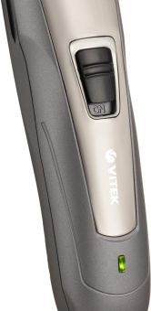 Машинка для стрижки Vitek VT-2572 графитовый 3Вт (насадок в компл:2шт) от магазина РЭССИ