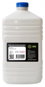 Тонер Cactus CS-TKYCUM-500 пурпурный флакон 500гр. для принтера Kyocera Color Universal от магазина РЭССИ