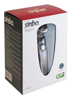 Бритва роторная Sinbo SS 4049 реж.эл.:3 питан.:аккум. черный от магазина РЭССИ